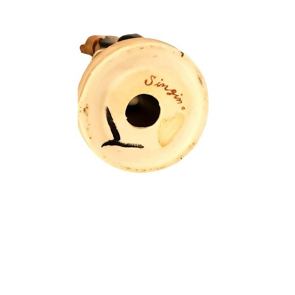 Vintage Boy Singing Hummel Like Porcelain Hand Painted Figurine Statue - Picture 5 of 5